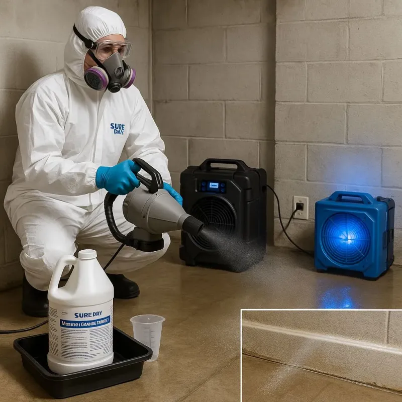 Sanitization and Odor Removal process in Wilder, VT
