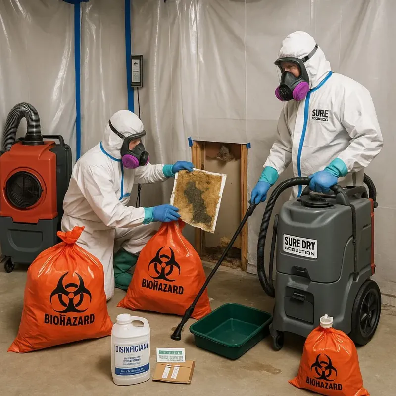 Contaminated Water Handling Protocols process in Wilder, VT